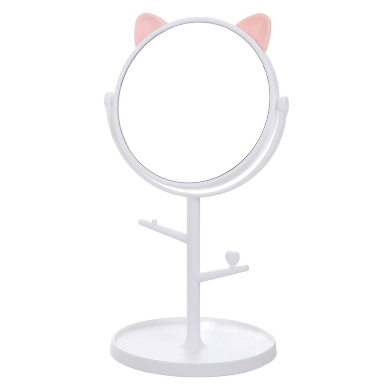 آینه آرایشی رومیزی مدل Ear cat کد 51