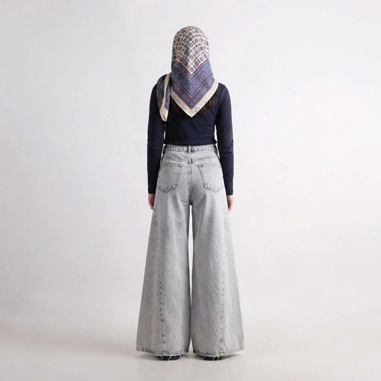 شلوار جین شافل زنانه مدل 292