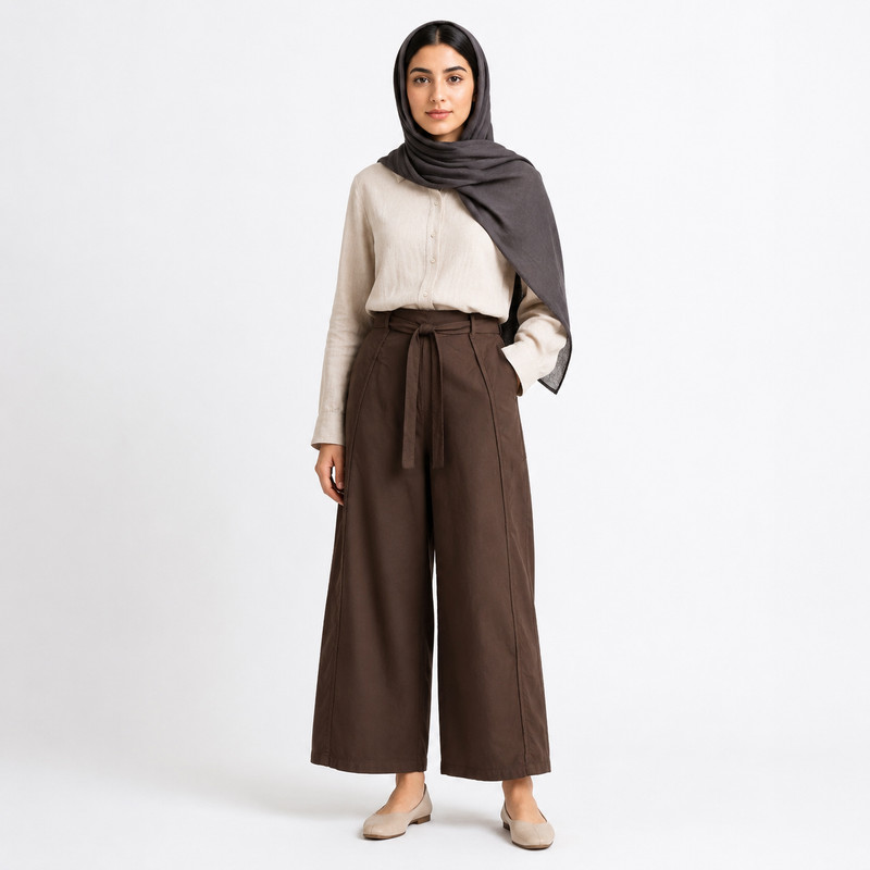 شلوار فول بگ زنانه مدل 16242