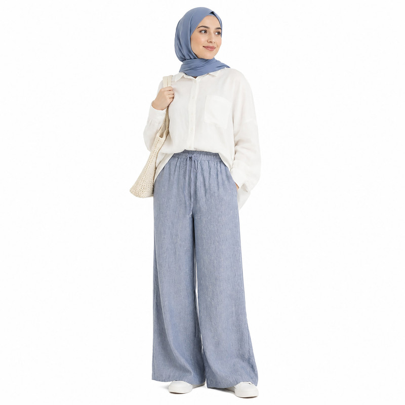 شلوار فول بگ زنانه مدل 16266