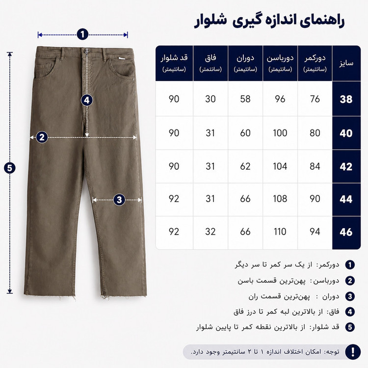 شلوار جین واید استریت زنانه مدل 258