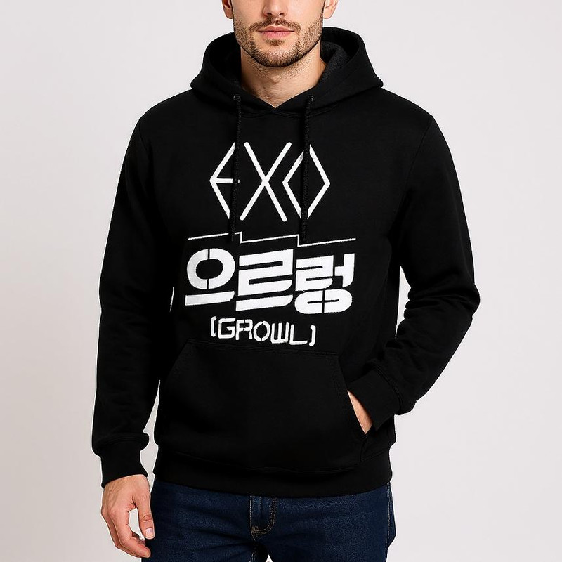 هودی مردانه طرح EXO کد S37