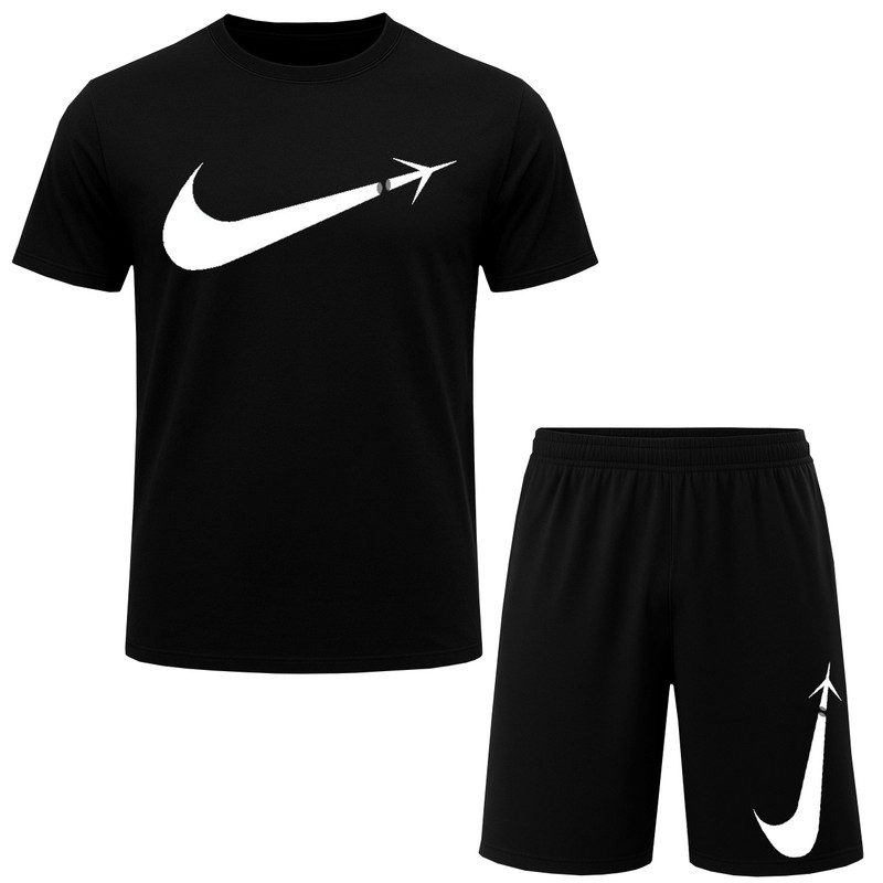ست تیشرت آستین کوتاه و شلوارک راحتی مردانه مدل A183