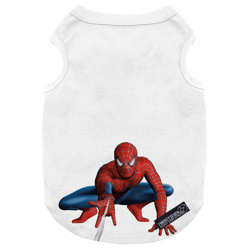 لباس سگ و گربه 27 طرح Spider Man Neshasteh کد MH1588 سایز XL