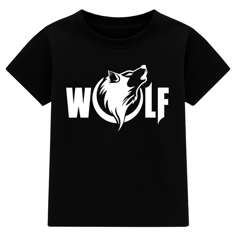 تیشرت آستین کوتاه پسرانه مدل WOLF کد A63