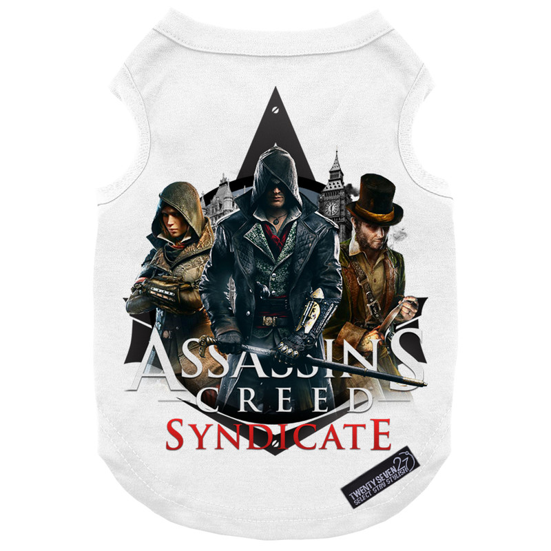 لباس سگ و گربه 27 طرح Assassin Cree Syndicate کد MH1502 سایز XL