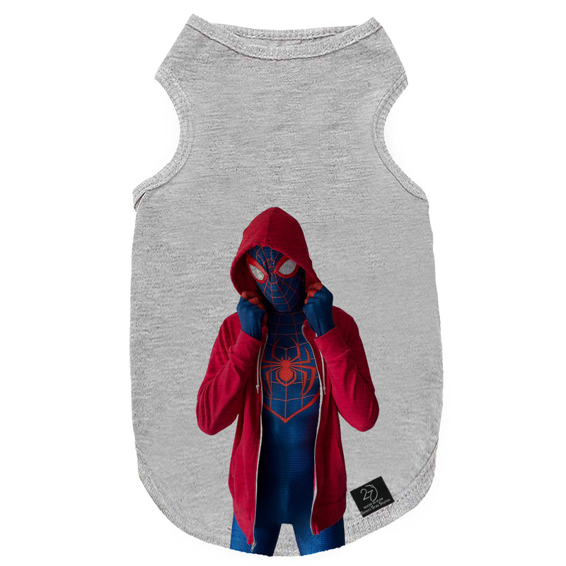 لباس سگ و گربه 27 طرح Spider Man Kolah کد MH1567 سایز XL