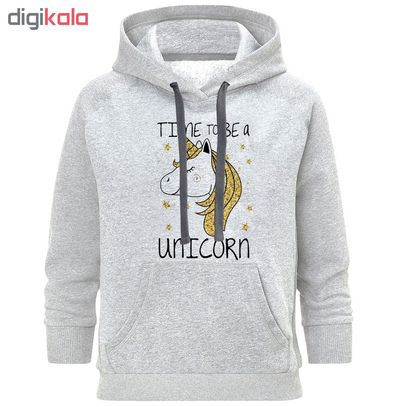 هودی زنانه طرح unicorn کد B215