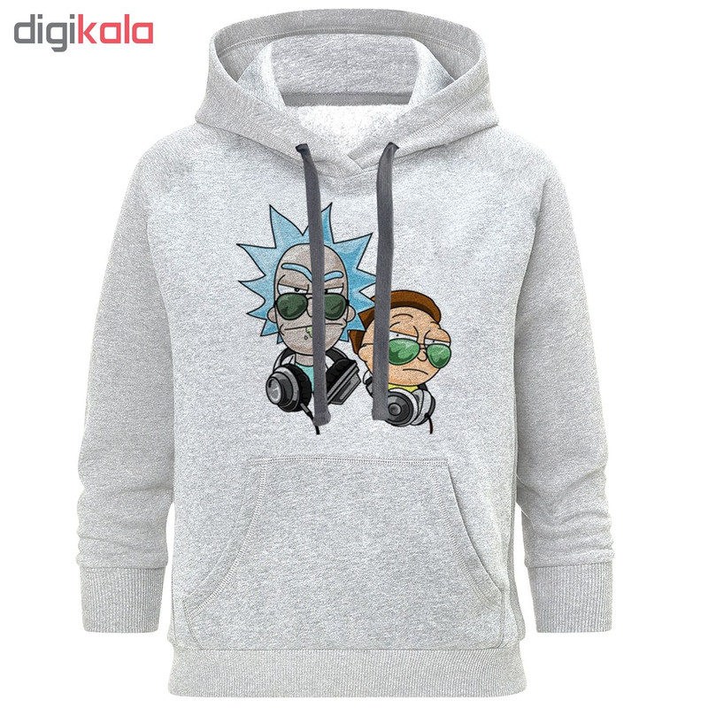 هودی زنانه طرح Rick and Morty کد M83