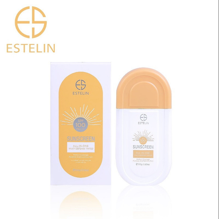 کرم ضد آفتاب رنگی استیلن، SPF 100، مدل All-In-One، مناسب انواع پوست با تنالیته متوسط و حجم 100 میلیلیتر، ضدآب، محافظتکننده در برابر اشعههای UVA و UVB و مرطوبکننده، PA+++، آبرسانی عمیق و طولانیمدت پوست، با ماندگاری 2 ساعته