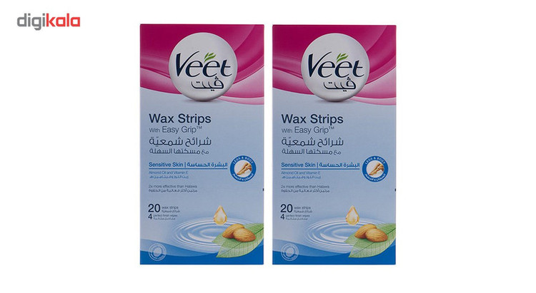 پک نوار موبر بدن ویت مخصوص پوست حساس بسته 2 عددی