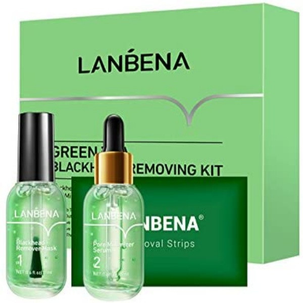 سرم پوست لنبنا مدل چای سبز و Blackhead حجم 35 میلی لیتر مجموعه 2 عددی