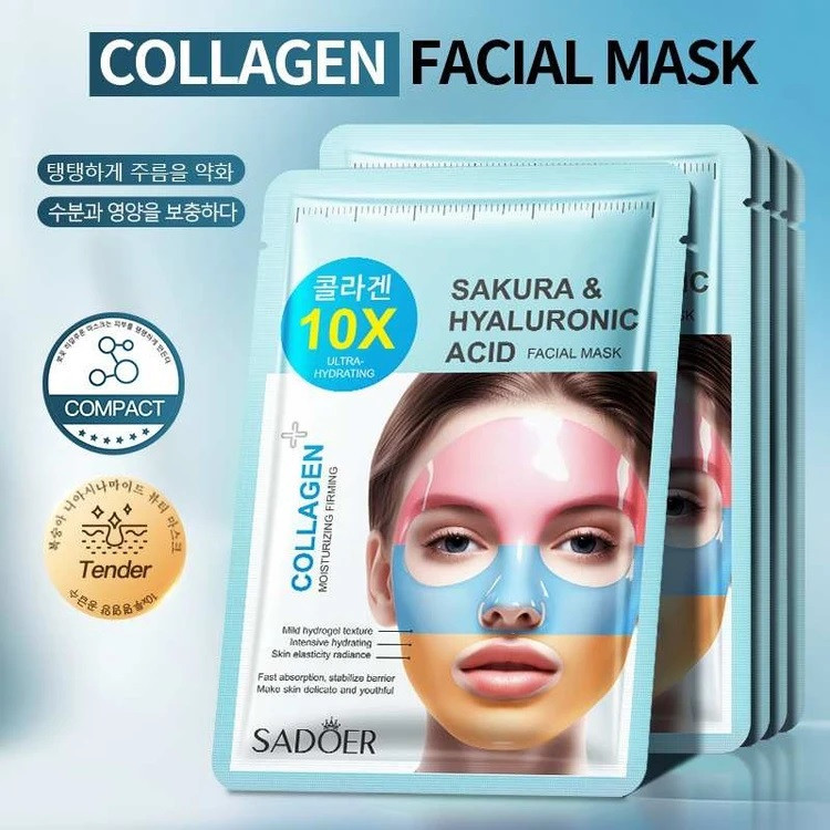 ماسک صورت سادور مدل کلاژن با رایحه آلوئه ورا مناسب برای انواع پوست وزن 30 گرم
