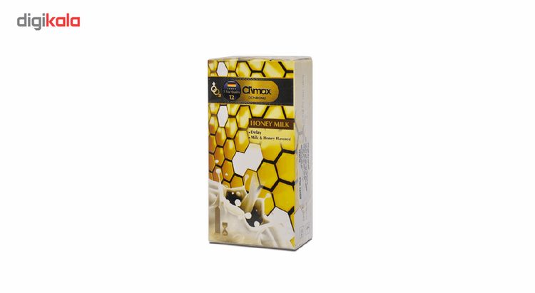 کاندوم کلایمکس مدل Honey Milk 12 بسته 12 عددی