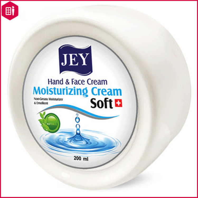 کرم مرطوبکننده دست و صورت جی مدل Soft مناسب انواع پوست حجم 200 میلیلیتر