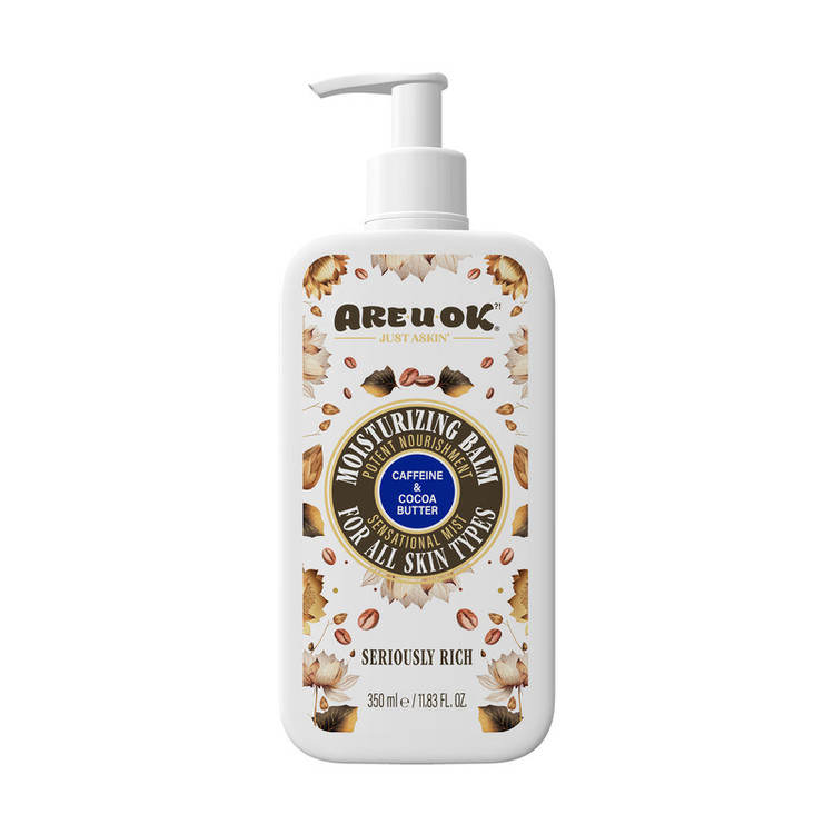 بالم مرطوبکننده مدل caffeine and cocoa butter حجم 350 میلیلیتر