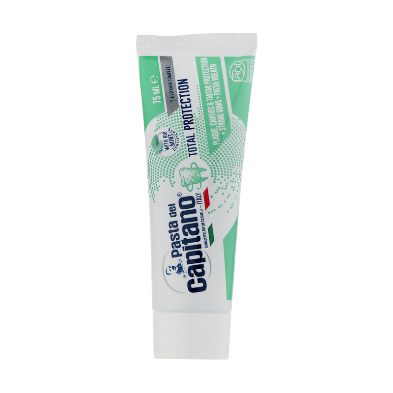 خمیر دندان پاستا دل کاپیتانو مدل Total Protection حجم 75 میلی لیتر مجموعه 10 عددی