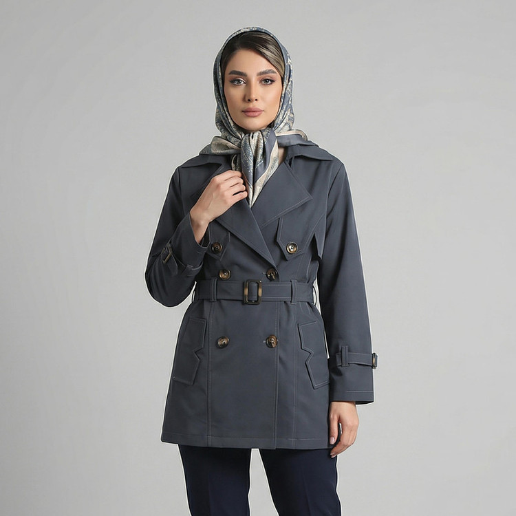 بارانی زنانه مدل تیتار کد 2341