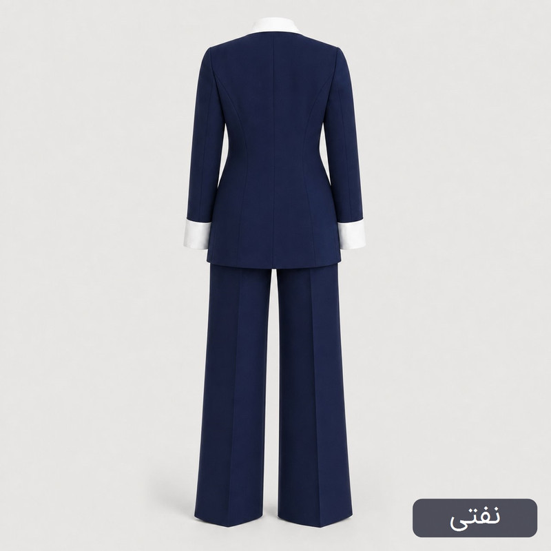 کت و شلوار زنانه مدل نگارشید کد 2605