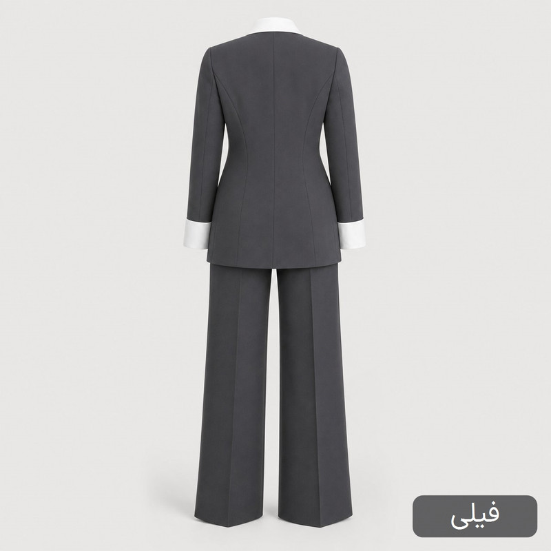 کت و شلوار زنانه مدل نگارشید کد 2605