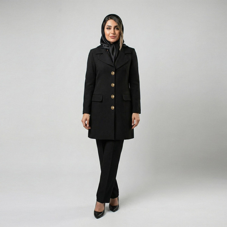 مانتو و شلوار زنانه مدل ابریشم کد 75001