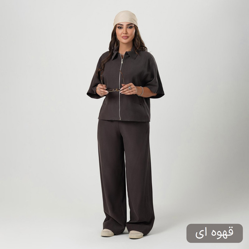 ست شومیز و شلوار زنانه مدل آوانه کد 2698