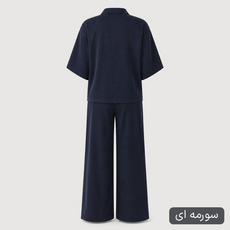 ست شومیز و شلوار زنانه مدل آوانه کد 2698