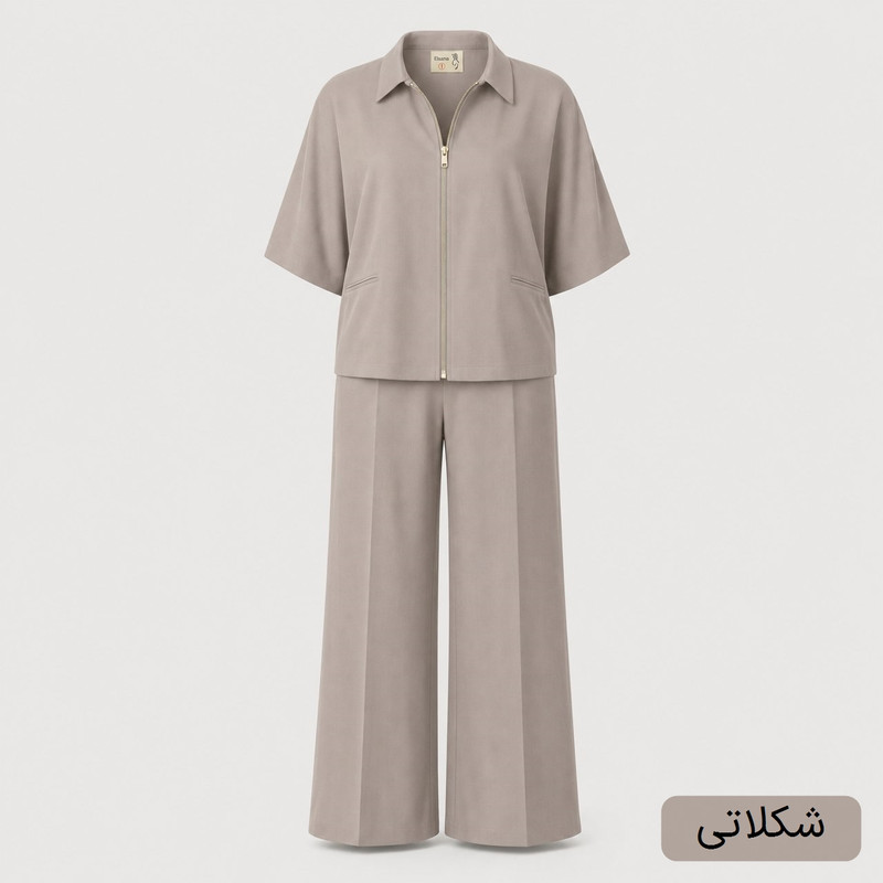 ست شومیز و شلوار زنانه مدل آوانه کد 2698
