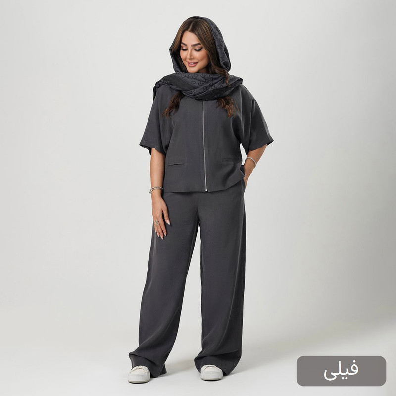 ست شومیز و شلوار زنانه مدل آوانه کد 2698