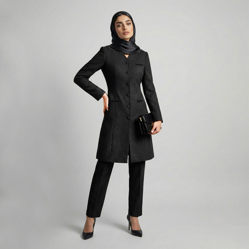 مانتو و شلوار زنانه مدل کرشمه کد 155681