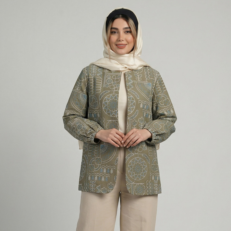 مانتو زنانه مدل ژانین کد 207201
