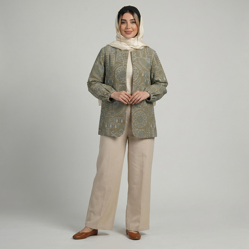 مانتو زنانه مدل ژانین کد 207201