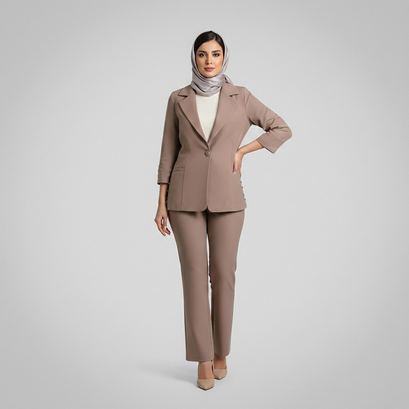 ست کت و شلوار رسمی زنانه مدل تلناز کد 2406