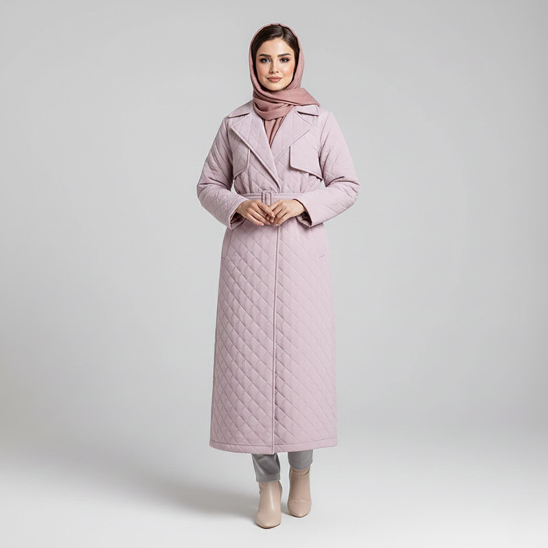 کاپشن بلند زنانه مدل ماهکان کد 2438