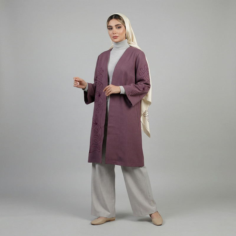 مانتو زنانه مدل تینوش کد 216204
