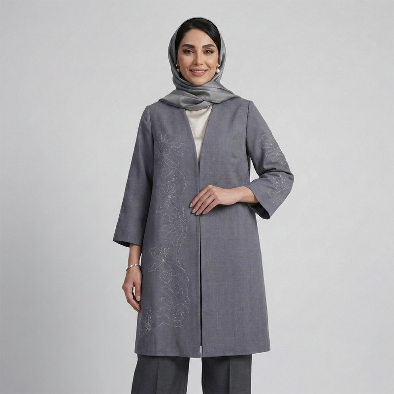 مانتو زنانه مدل تینوش کد 216204