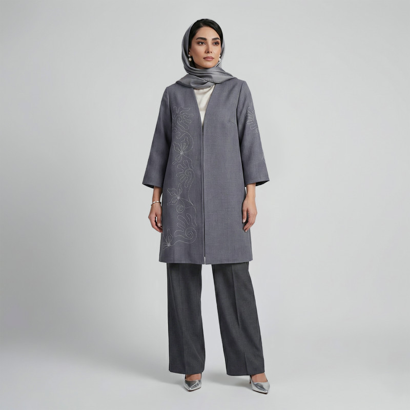 مانتو زنانه مدل تینوش کد 216204