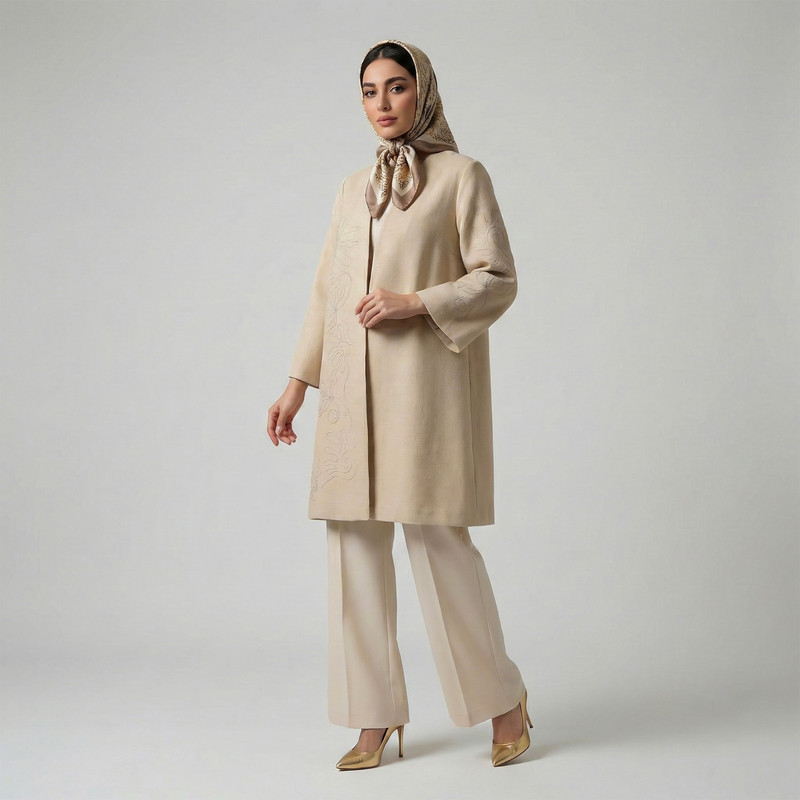 مانتو زنانه مدل تینوش کد 216204
