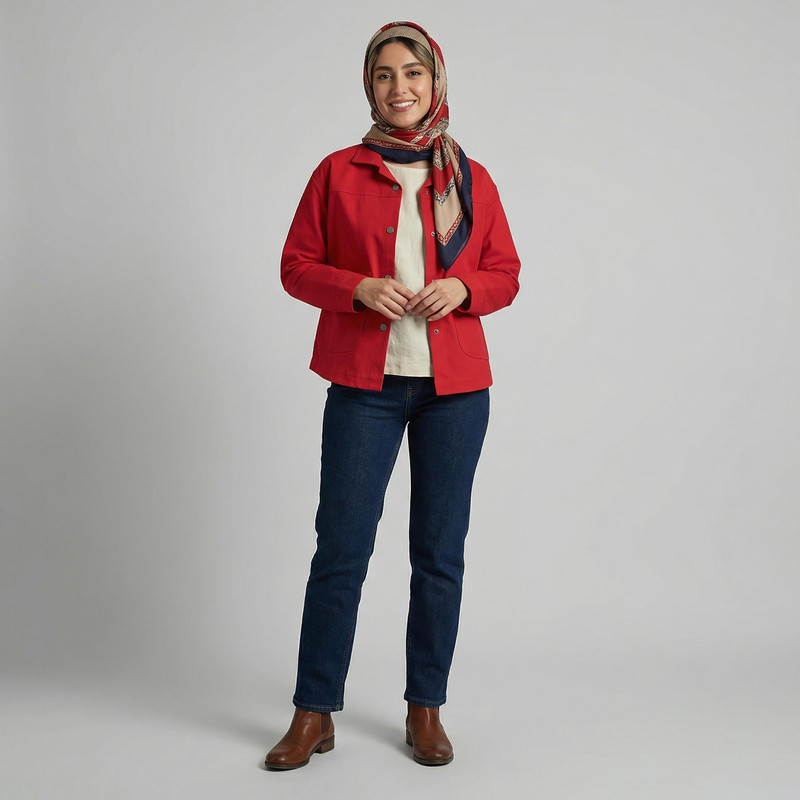 کراپ کت زنانه مدل آیریک کد 2436