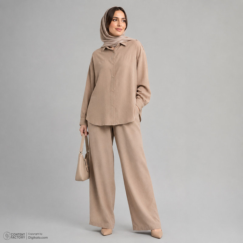 ست شومیز و شلوار زنانه مدل دنیرا کد 2580