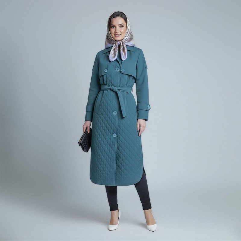 کاپشن بلند زنانه مدل لمیا کد 2428