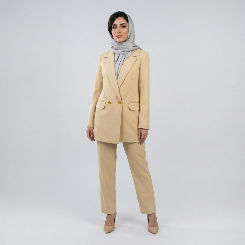 مانتو و شلوار زنانه مدل تیادا کد 207001