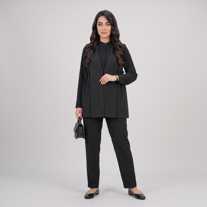 وست یقه هفت زنانه  مدل فانیذ کد 2593