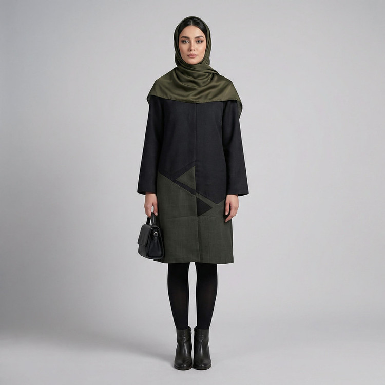 مانتو زنانه مدل آرنوشا کد 216502