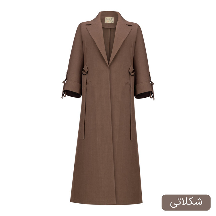 مانتو زیر زانو زنانه مدل آیرال کد 2562