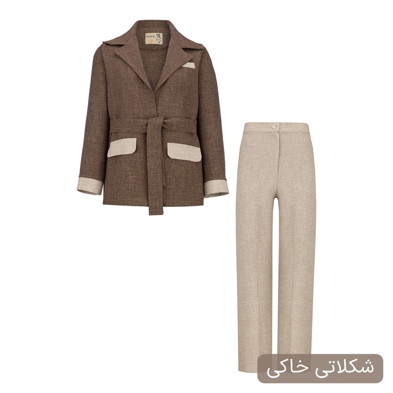 ست کت و شلوار رسمی زنانه مدل آنیما کد 2547