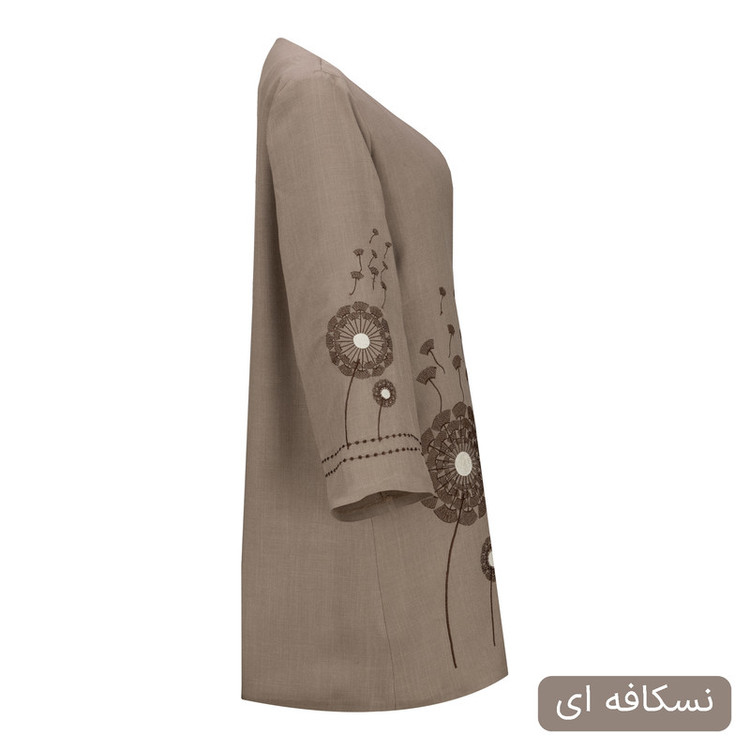 مانتو زیر زانو زنانه مدل پریسان کد 2503