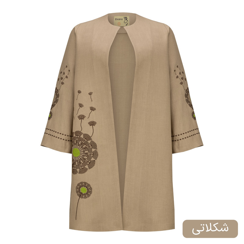 مانتو زیر زانو زنانه مدل پریسان کد 2503