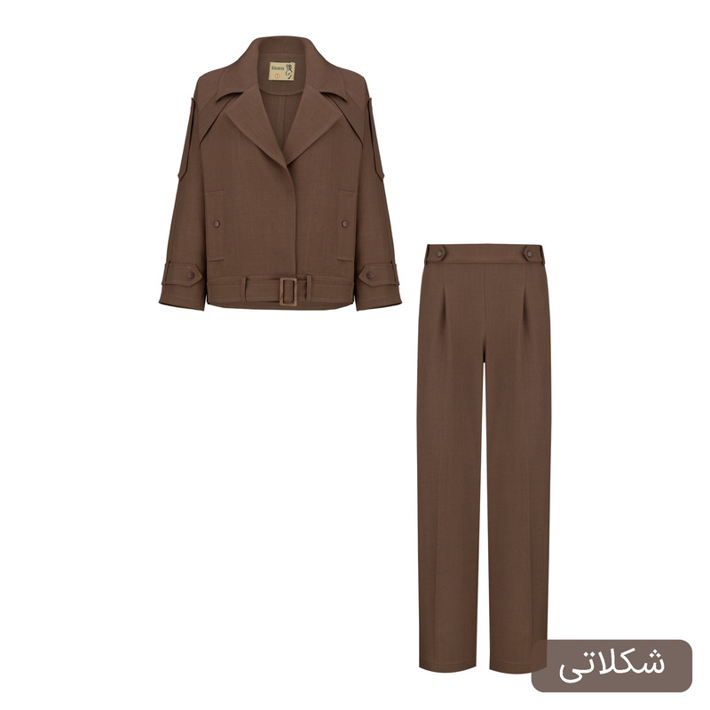 ست کت و شلوار رسمی زنانه مدل لینسا کد 2523