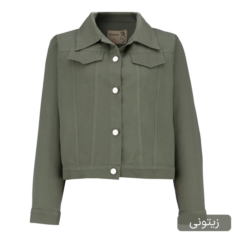 کراپ کت زنانه مدل آدوین کد 2435